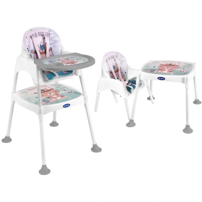Afbeelding van Kinderstoel 3 in 1 5 punts veiligheidsgordel Blauw