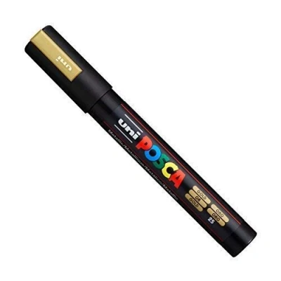 Afbeelding van POSCA PC 5M van Uni Ball Metallic Goud