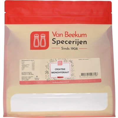 Afbeelding van Van Beekum Specerijen Creatine Monohydraat 1 kilo (hersluitbare stazak)