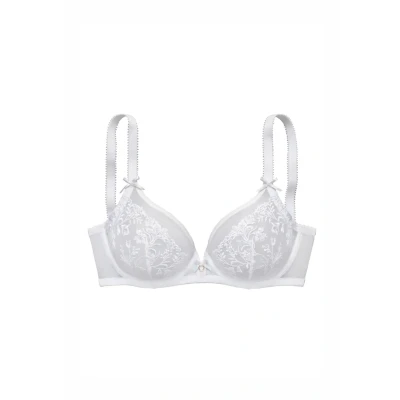 Afbeelding van Lascana Beugel BH, Dames, Maat: 75D, Weiß