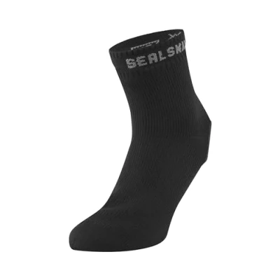 Afbeelding van Sealskinz Thetford fietsoverschoenen Black Unisex maat S/M