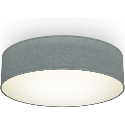 Afbeelding van B.K.Licht Plafondlamp Ø38cm grijs excl. 2x E27 lichtbronnen