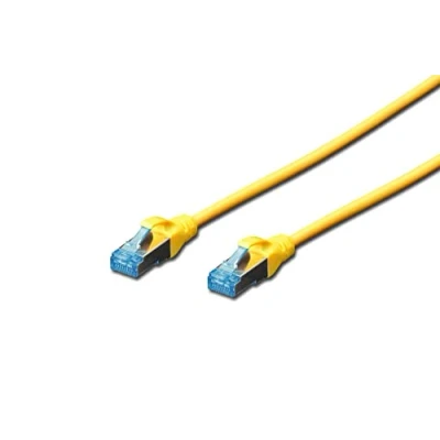 Afbeelding van Digitus CAT 5e SF UTP patchkabel Cu PVC AWG 26/7 lengte 5 m kleur geel (SF/UTP, CAT5e, 5 m), Netwerkkabel