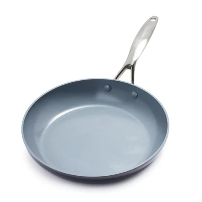 Afbeelding van GreenPan Valencia Pro Harde Geanodiseerde Gezond Keramisch Antiaanbaklaag 28 cm Koekenpan, PFAS Vrij, Inductie, Vaatwasmachinebestendig, Ovenveilig, Grijs