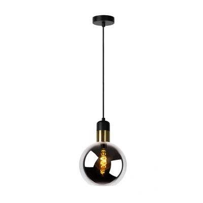 Afbeelding van Lucide JULIUS Hanglamp Ø 20 cm 1xE27 Fumé