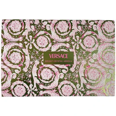 Afbeelding van Versace Bright Crystal Absolu Gift Set EDP 90ML + SG 100ML+ BL 100ML small Beauty Case