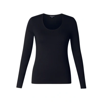 Afbeelding van Base Level Curvy basic longsleeve Aso donkerblauw