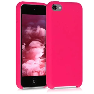 Afbeelding van kwmobile case compatibel met Apple iPod Touch 6G / 7G (6de en 7de generatie) Hoesje voor mediaspeler in neon roze