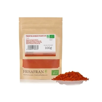 Afbeelding van FRISAFRAN Paprika Gerookt Scherp 100g Zoet Zoete Gerookte Biologische Smoked