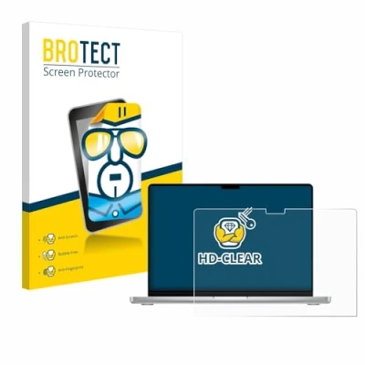 Afbeelding van BROTECT Screenprotector voor Apple MacBook Pro 14&quot; 2024 M4 Folie Beschermfolie transparant