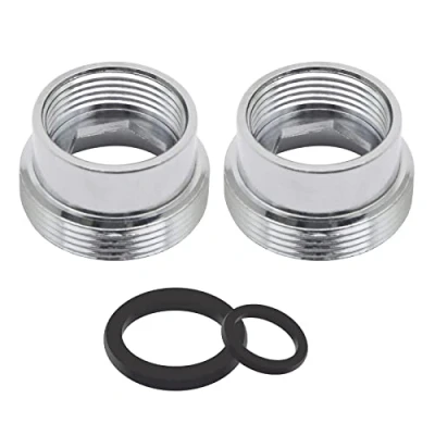 Afbeelding van Kraan Adapter SENRISE 2 STKS Beluchter Connector Massief Metalen Keuken Tap voor Waterzuiveraar (16mm Vrouwelijk naar 22mm Mannelijk)