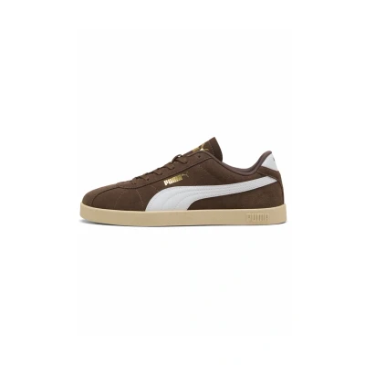 Afbeelding van PUMA Club II Suede unisex sneakers, Wit/Goud/Brons, Maat 38,5