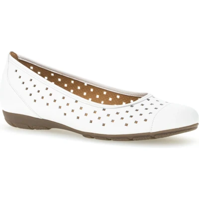 Afbeelding van Gabor Dames Ballerine WIT 40