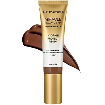 Afbeelding van Max Factor Miracle Second Skin Foundation 13 DEEP