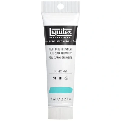Afbeelding van Liquitex 1045770 Professional Heavy Body acrylverf in kunstenaarskwaliteit met uitstekende lichtechtheid en boterachtige consistentie, 59ml Tube, Light Blue Permanent