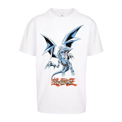 Afbeelding van Upscale by Mister Tee YU GHI OH EYES Dragon HE Tshirt print, Heren, Maat: 4XL, White