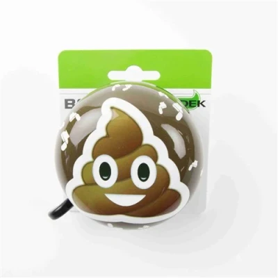 Afbeelding van Widek Ding dong bel groot poep emoticons op kaart