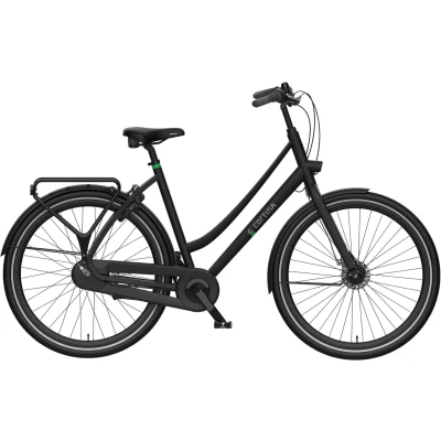 Afbeelding van Cortina Tide N3 2024 Dames Stadsfiets Jet Black Matt 46 Cm + 40.00 Inruilkorting
