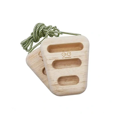 Afbeelding van Y&amp;Y Vertical Rocky Max Climbing Hangboard hand trainer hout klimmen klim