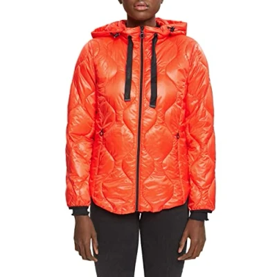Afbeelding van ESPRIT Dames 013EE1G370 jas, 635/ORANGE RED, S, 635/oranje rood, S