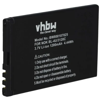 Afbeelding van vhbw Accu compatibel met Doro Primo 366 mobiele telefoon smartphone (1200mAh, 3,7V, Li Ion)