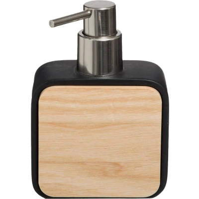 Afbeelding van 5Five Zeeppompje zwart 10 x 15 cm 200 ml bamboe