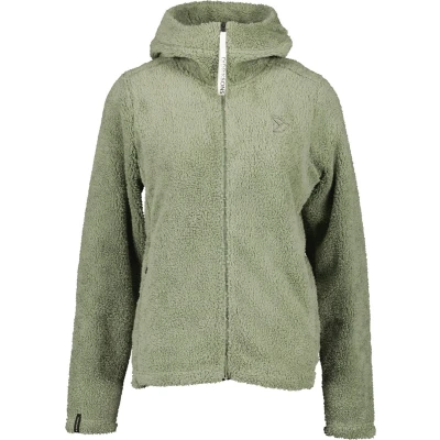 Afbeelding van Didriksons Anniken WNS FZ 2 Fleecejas, Dames, Maat: 38, White