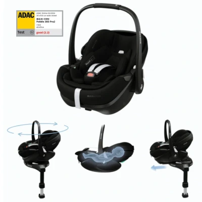 Afbeelding van Maxi Cosi Autostoel Pebble 360 Pro2 Slide Tech Twillic Black
