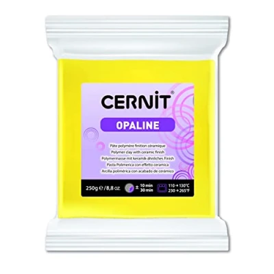 Afbeelding van Cernit Polymeer Klei, Geel, 250g