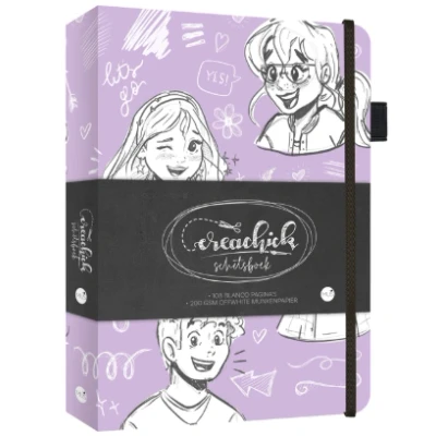 Afbeelding van CreaChick Schetsboek Lilac