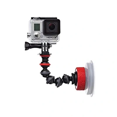Afbeelding van JOBY JB01329 BWW zuignap en GorillaPod arm (voor GoPro/Action Video Camera&#039;s, Zuignaphouder voor Action Cams, Quick Twist Lock Eenvoudige Set) zwart