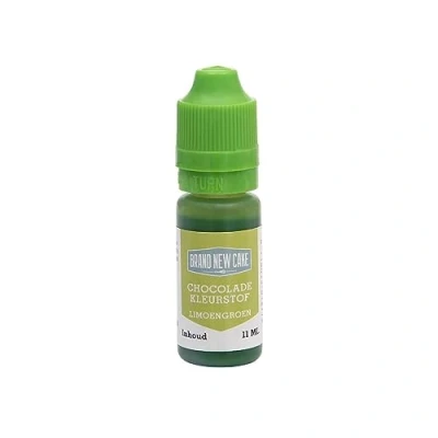 Afbeelding van BrandNewCake Chocolade Kleurstof Limoengroen 11ml