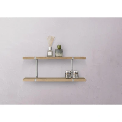 Afbeelding van Looox Wood planchet 60mm materiaal eigen kleur WWSDUO60RVS