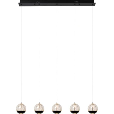 Afbeelding van Lucide SENTUBAL Hanglamp LED Dimb. 5x5,3W 2700K Zwart