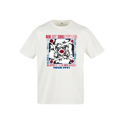 Afbeelding van Upscale by Mister Tee RED HOT Chilli Peppers Oversize Tshirt print, Heren, Maat: Small, Ready for dye