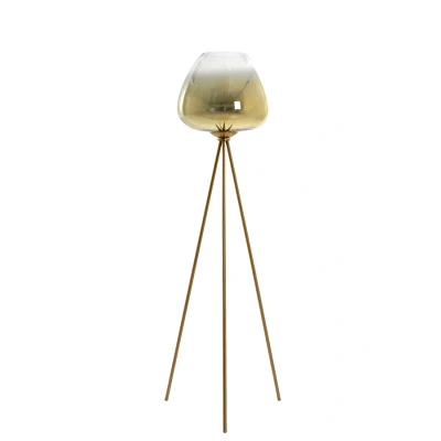 Afbeelding van Light &amp; Living Mayson vloerlamp Ø30x42 cm goud Glas