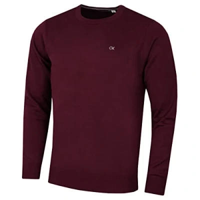 Afbeelding van Calvin Klein Heren trui met ronde hals Franse Bourgogne M