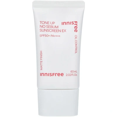 Afbeelding van Innisfree Tone Up No Sebum Sunscreen EX SPF56 60 ml