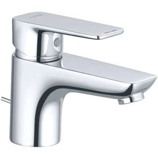 Afbeelding van Kludi pureenstyle wastafelmengkraan met waste 60 chroom 403850575