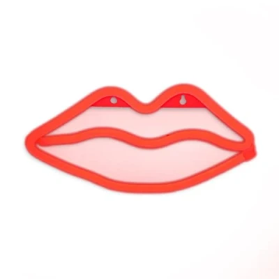 Afbeelding van The Glowhouse UK Premium neonlamp met rode lippen wandlamp