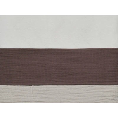 Afbeelding van Jollein laken wrinkled chestnut