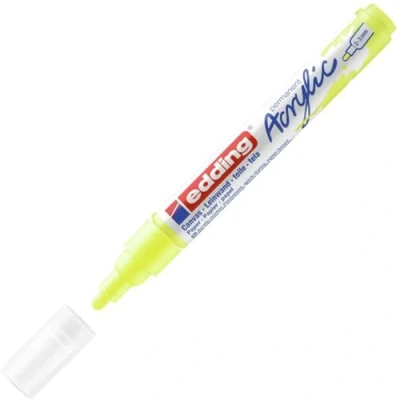 Afbeelding van edding 5100 Acrylic Marker neon geel 1 ST 2 3mm / 4 5100065