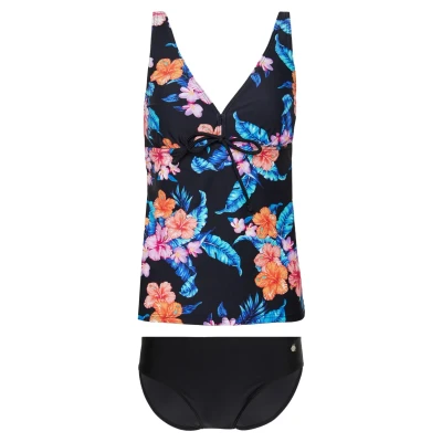 Afbeelding van Lascana WIRE Tankini LOA SET Bikini, Dames, Maat: 44xB, Black
