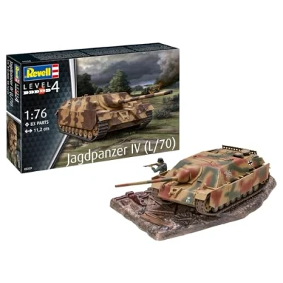 Afbeelding van 1:76 Revell 03359 Jagdpanzer IV (L/70) Tank Plastic Modelbouwpakket