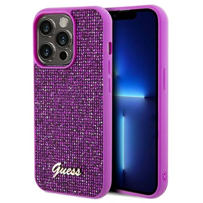 Afbeelding van Guess Square Mirror Back Case Geschikt voor Apple iPhone 14 Pro Max (6.7&quot;) Fuchsia