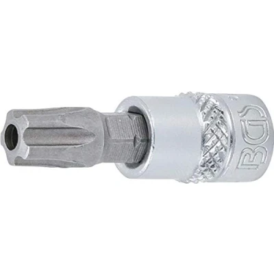 Afbeelding van BGS 5184 TS45 Dopsleutelbit 6,3 mm (1/4&quot;) TS profiel (voor Torx plus) met boring