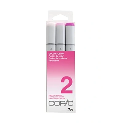 Afbeelding van Copic Sketch Marker Set van kleurenfusie 2 3 stuks