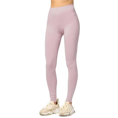 Afbeelding van Merry Style MS MS10 143 LE Dames Leggings Sport Vrijetijdsbroek 2 Pak Lang Viscose Sporbroek Yogabroek Café au Lait M