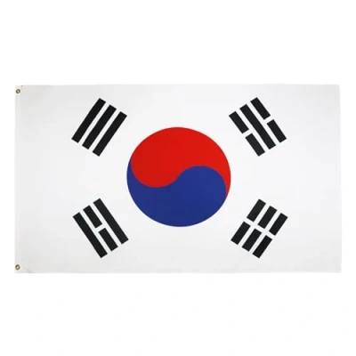Afbeelding van Zuid Koreaanse vlag 90x60 cm vlaggen 90 x 60 Banner 2x3 ft licht polyester AZ FLAG