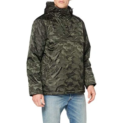 Afbeelding van Urban Classics Padded Camo Pullover Jas S Groen